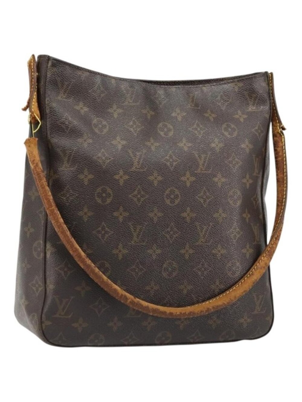 Authentic LOUIS VUITTON Monogram Looping GM Shoulder Bag M51145 LV